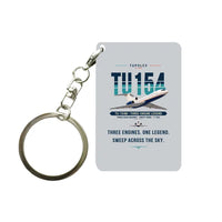 Thumbnail for Tupolev Tu-154M - Original - Key Chain - Light Gray