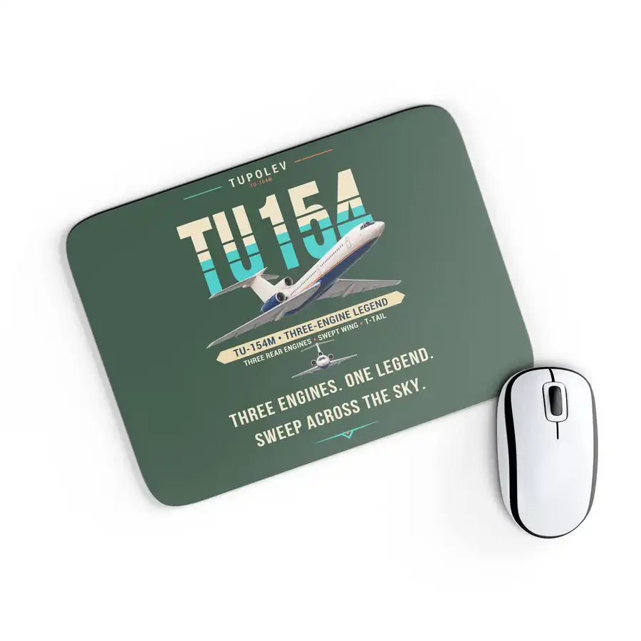 Tupolev Tu-154M - Original - Mouse Pad - Dark Green