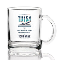 Thumbnail for Tupolev Tu-154M - Original + Name - Coffee & Tea Glass