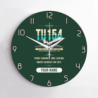 Thumbnail for Tupolev Tu-154M - Original + Name - No Frame - Dark Green