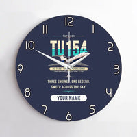 Thumbnail for Tupolev Tu-154M - Original + Name - No Frame - Navy Blue