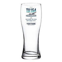 Thumbnail for Tupolev Tu-154M - Original + Name - Pilsner Beer Glass
