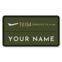 Thumbnail for Tupolev Tu-154M Patches - Rectangle + Name - Olive Khaki