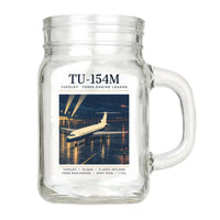 Thumbnail for Tupolev Tu-154M - Poster - Cocktail Glass (Mason Jar)