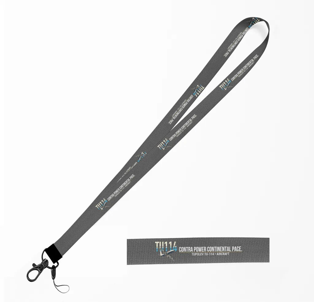 Tupolev Tu-114 lanyard - gray
