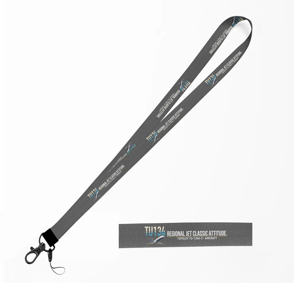 Tupolev Tu-134A-3 lanyard - gray