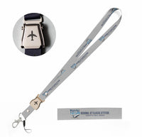 Thumbnail for Tupolev Tu-134A-3 seat belt lanyard - light gray