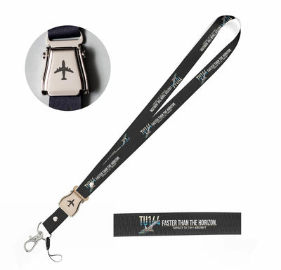 Tupolev Tu-144 seat belt lanyard - black