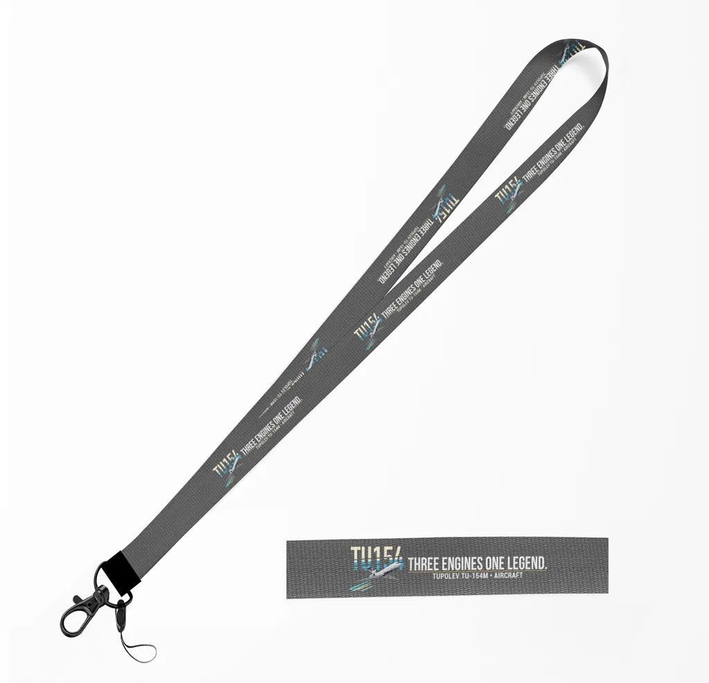 Tupolev Tu-154M lanyard - gray
