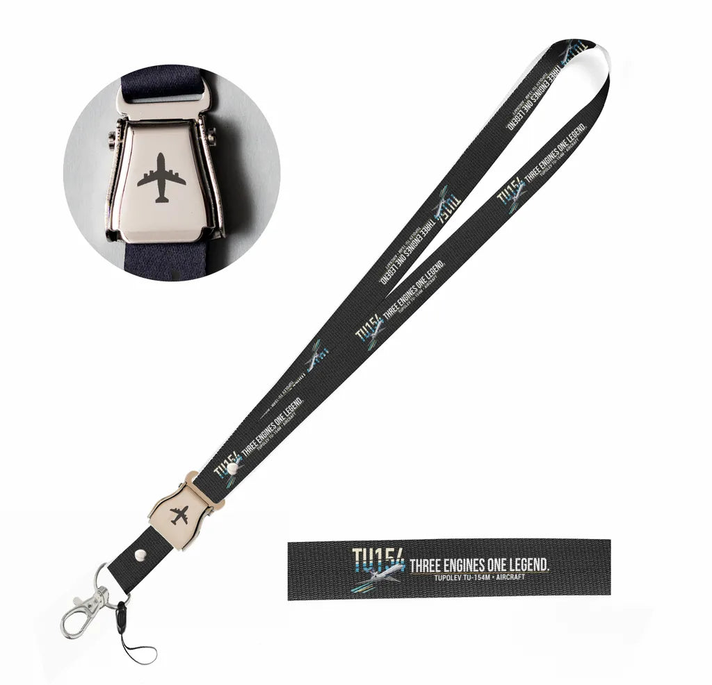 Tupolev Tu-154M seat belt lanyard - black
