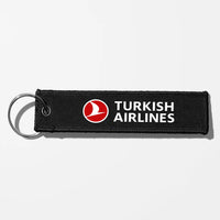 Thumbnail for Turkish Airlines Crew & Staff Tag Key Chains - Black