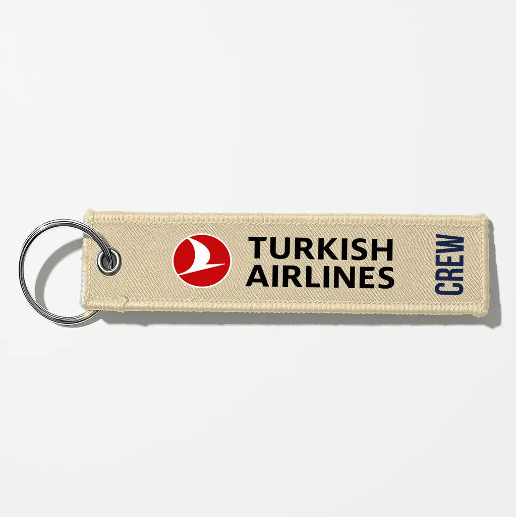 Turkish Airlines Crew & Staff Tag Key Chains - Beige - Crew