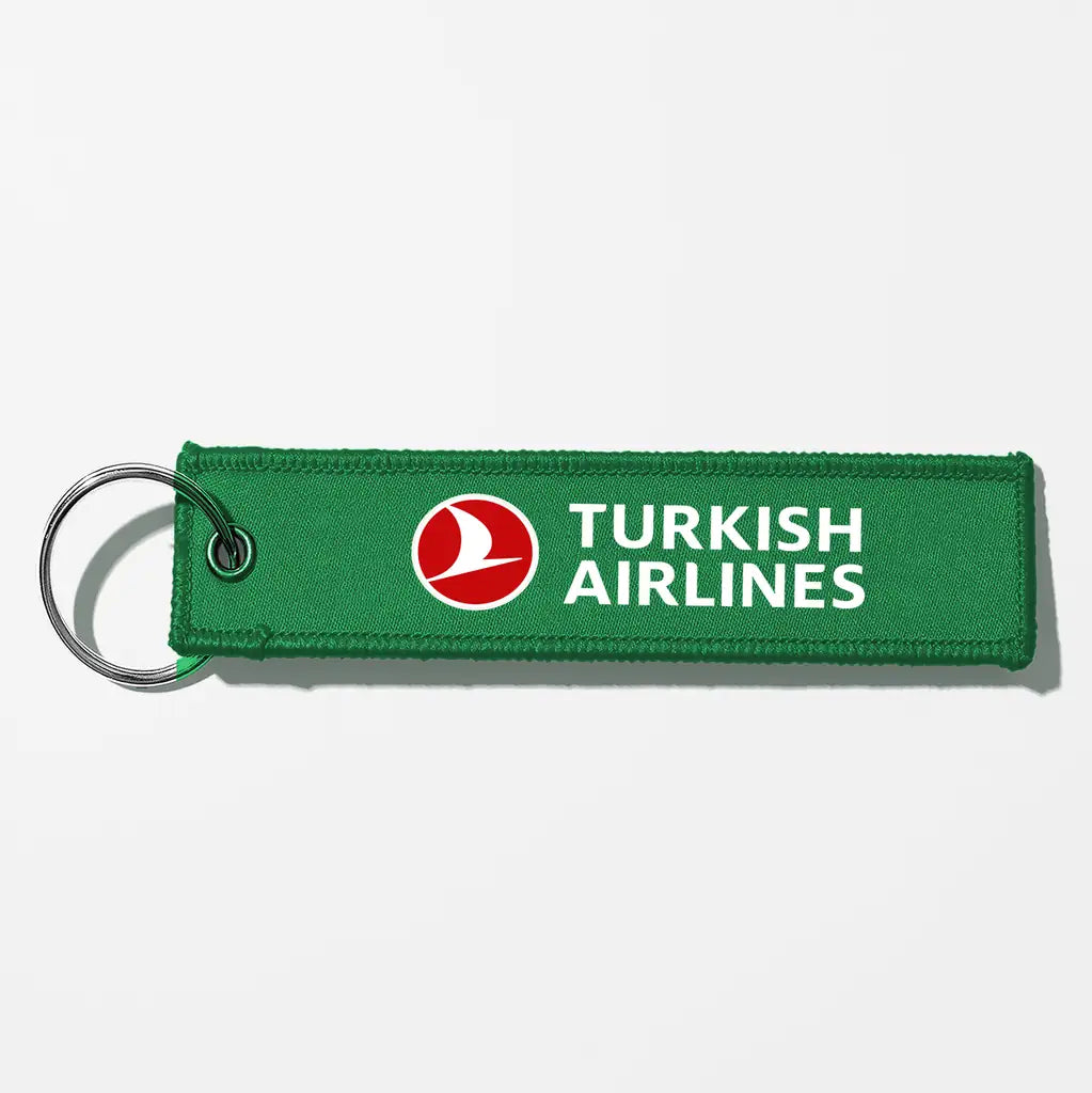 Turkish Airlines Crew & Staff Tag Key Chains - Green