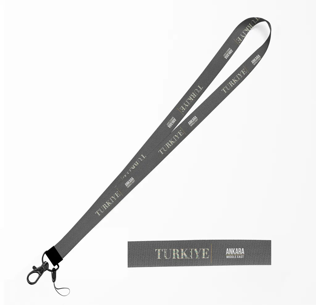 Turkiye Country Series lanyard - gray