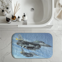 Thumbnail for Two Fighter Jets  Designed Bath Mats