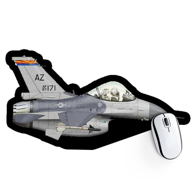 U.S. Air Force F-16 Fighting Falcon Luke Air Force Base Design Aircraft Outline Mouse Pads