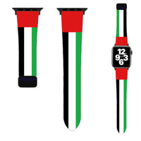 Thumbnail for UAE Flag Designed Soft Silicone Apple Watch Bands