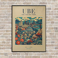 Thumbnail for UBE - Poster - Canvas Framed - Beige