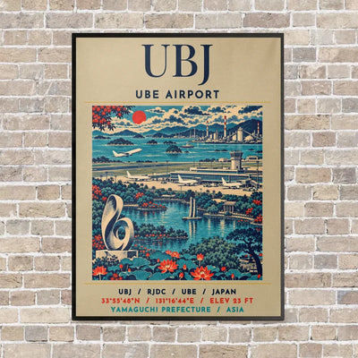 UBJ - Poster - Canvas Framed - Beige