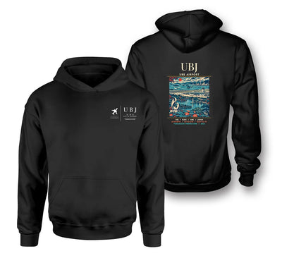 UBJ - Poster - Double-Side Hoodie - Black