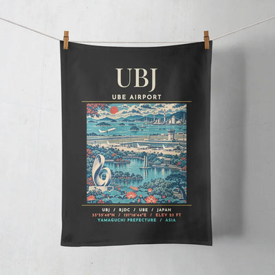 UBJ - Poster - Towel - Black