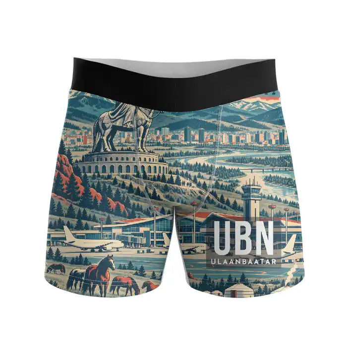 Ulaanbaatar International Airport (UBN) Men Boxers - Scene