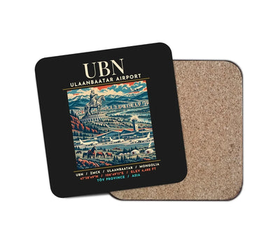 UBN - Poster - Coaster - Black
