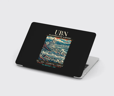 UBN - Poster - MacBook Case - Black