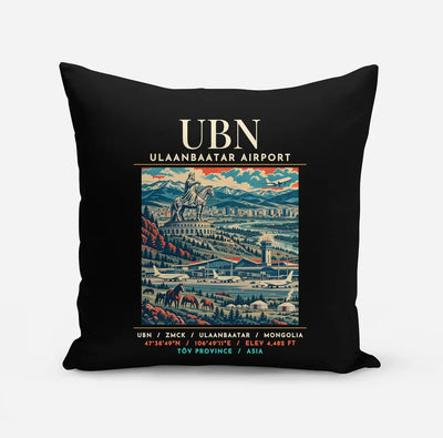 UBN - Poster - Pillow - Black