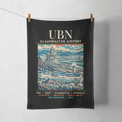UBN - Poster - Towel - Black