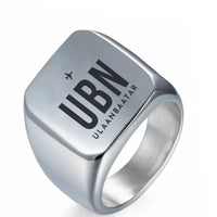 Thumbnail for Ulaanbaatar International Airport (UBN) Rings - Ring - Silver