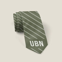 Thumbnail for Ulaanbaatar International Airport (UBN) Ties - Tie - Stripe - Green Army
