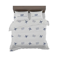 Thumbnail for Ubon Ratchathani Airport (UBP) Bedding Sets & Blankets - Bedding Set - Pattern - Light Gray