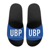Thumbnail for Ubon Ratchathani Airport (UBP) Slippers & Flip Flops - Slippers - Sport - Code - Blue