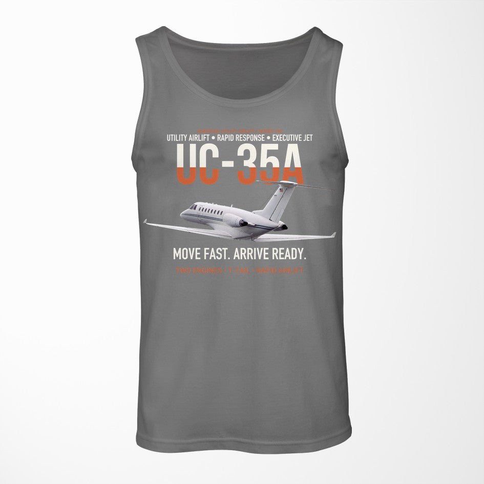 UC-35A Citation Ultra Rapid Utility Airlift design on gray tank top