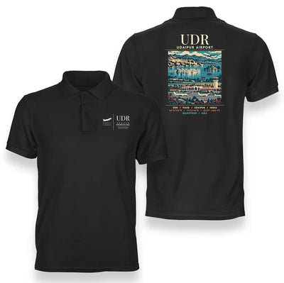 UDR - Poster - Double-Side Polo - Black