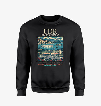 UDR - Poster - Sweatshirt - Black
