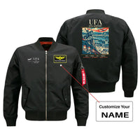 Thumbnail for UFA - Poster - Bomber Jacket - Black + NAME