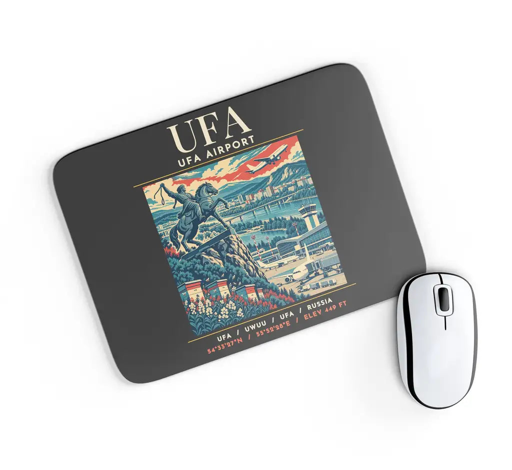 UFA - Poster - Mouse Pad - Black