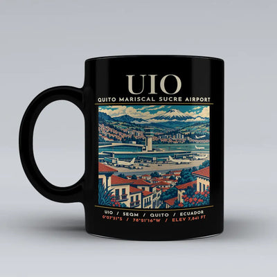 UIO - Poster - Mug - Black