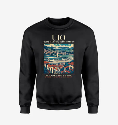 UIO - Poster - Sweatshirt - Black