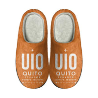 Thumbnail for Quito Mariscal Sucre International Airport (UIO) Slippers & Flip Flops - Slippers - Cotton - Code - Same - Orange