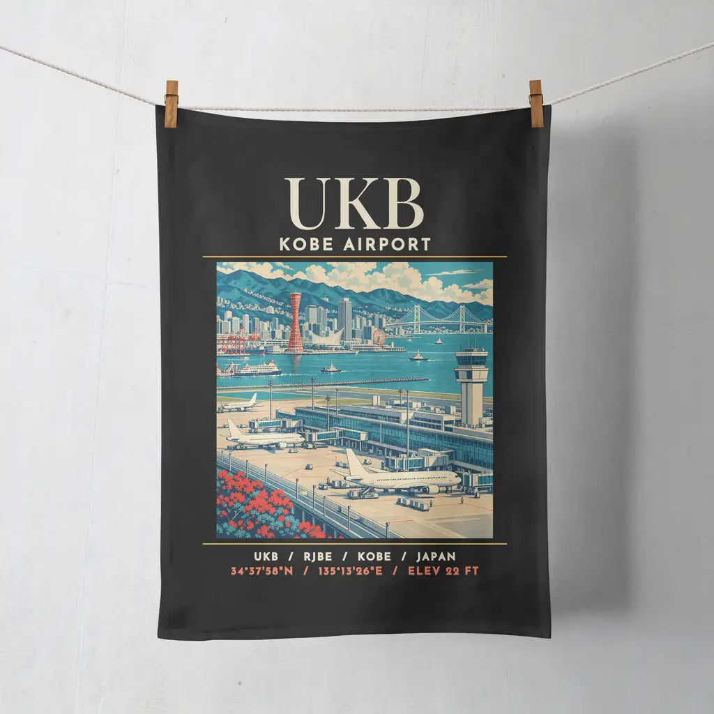 UKB - Poster - Towel - Black