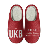 Thumbnail for Kobe Airport (UKB) Slippers & Flip Flops - Slippers - Cotton - Code - Different - Red