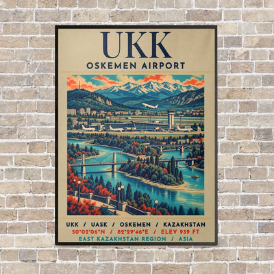 UKK - Poster - Canvas Framed - Beige