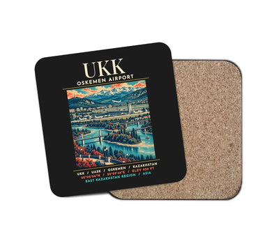 UKK - Poster - Coaster - Black