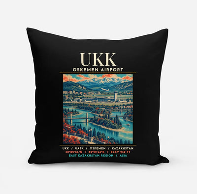 UKK - Poster - Pillow - Black