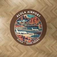 Thumbnail for AlUla International Airport (ULH) Carpets - Carpet Round - Badge - Brown