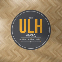 Thumbnail for AlUla International Airport (ULH) Carpets - Carpet Round - ID Tag - Dark Gray