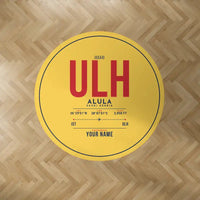 Thumbnail for AlUla International Airport (ULH) Carpets - Carpet Round - ID Tag + Name - Yellow